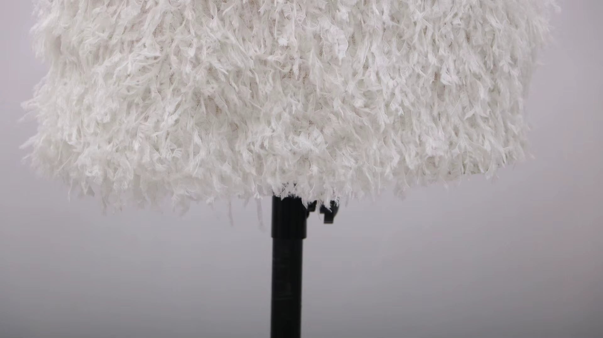 Spring New Wedding Dress Women Clothing Solid Color White Sexy V-Neck Feathers Puffy Bodycon Mini Dress Party Clubwear